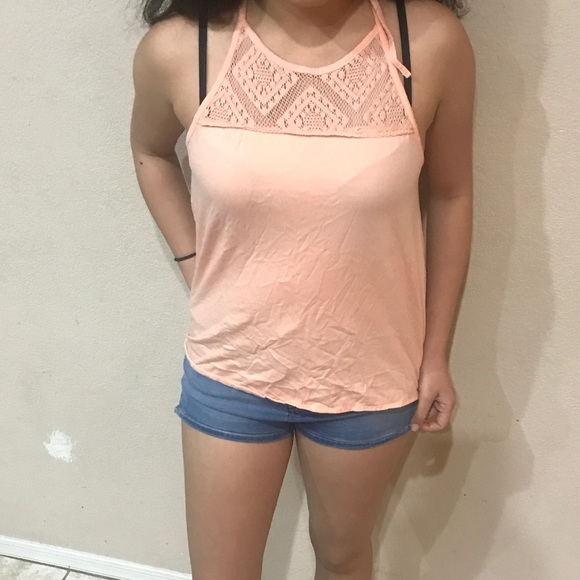 Peach Roxy tank top - Picture 2 of 2